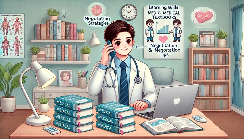 医学書売却で得られるスキルとは？交渉術からマーケティングまで